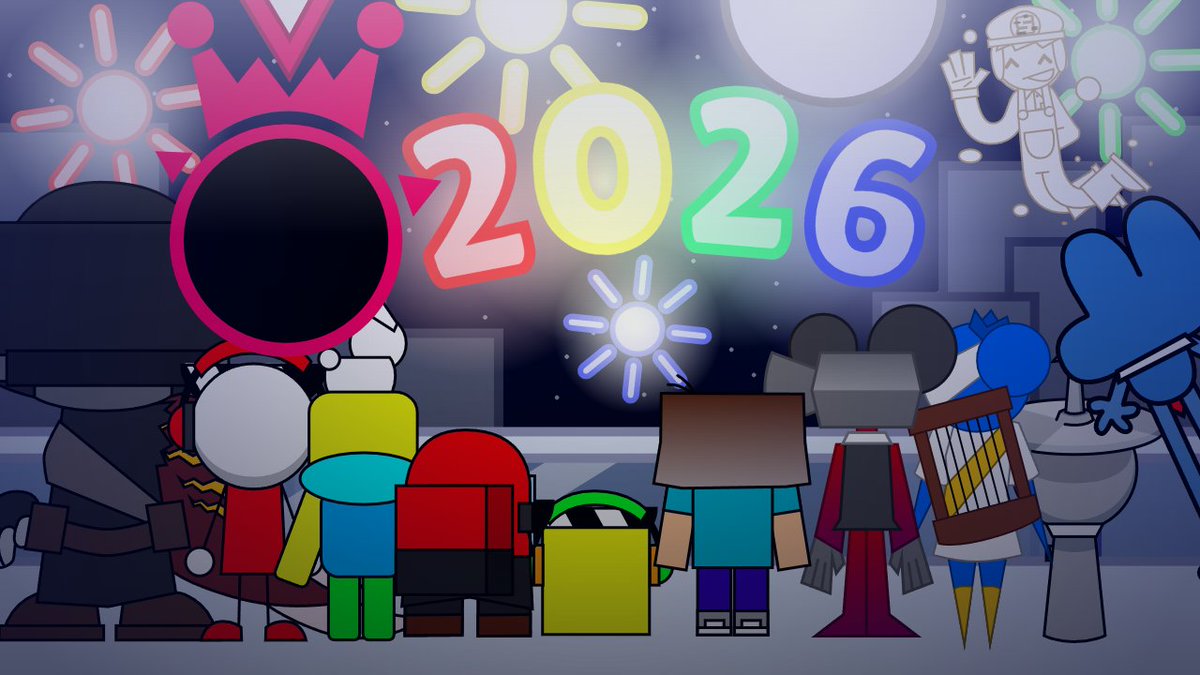 Looking at 2026's🎆🎆🎆

Happy New Year's Eve!

#newyear #geometrydash #amongus #minecraft #roblox #incredibox #sprunki #battlefordreamisland #madnesscombat #justshapesandbeats #smg4