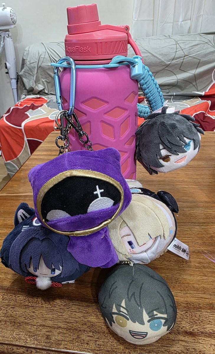 discryptency's tweet image. Happy new years with my smol plushies