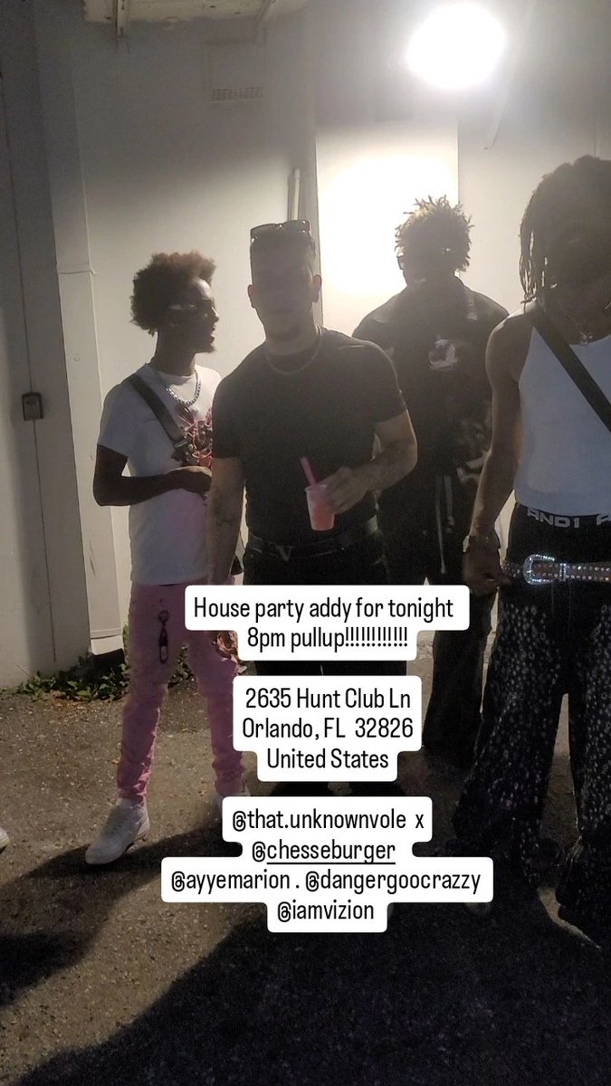 auriuseverett's tweet photo. The biggest new years eve house party in orlando 

(Ucf Area)

8pm December 31st 

Come celebrate with us 

Text 407.864.0608 or dm @chesseburger

2635 Hunt Club Ln
Orlando, FL  32826
United States

Its lit tonight Pullup

#fyp #ucf #trending #houseparty
#orlandoflorida https://t.co/vgwRmwUY6L