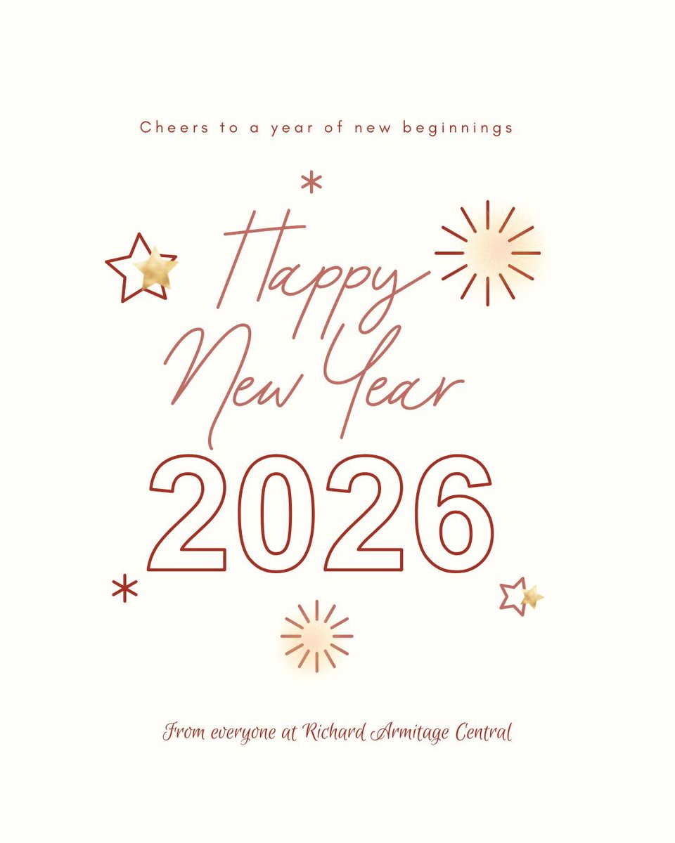 Happy &amp; Healthy New Year! #HappNewYear2026 #RichardArmitage