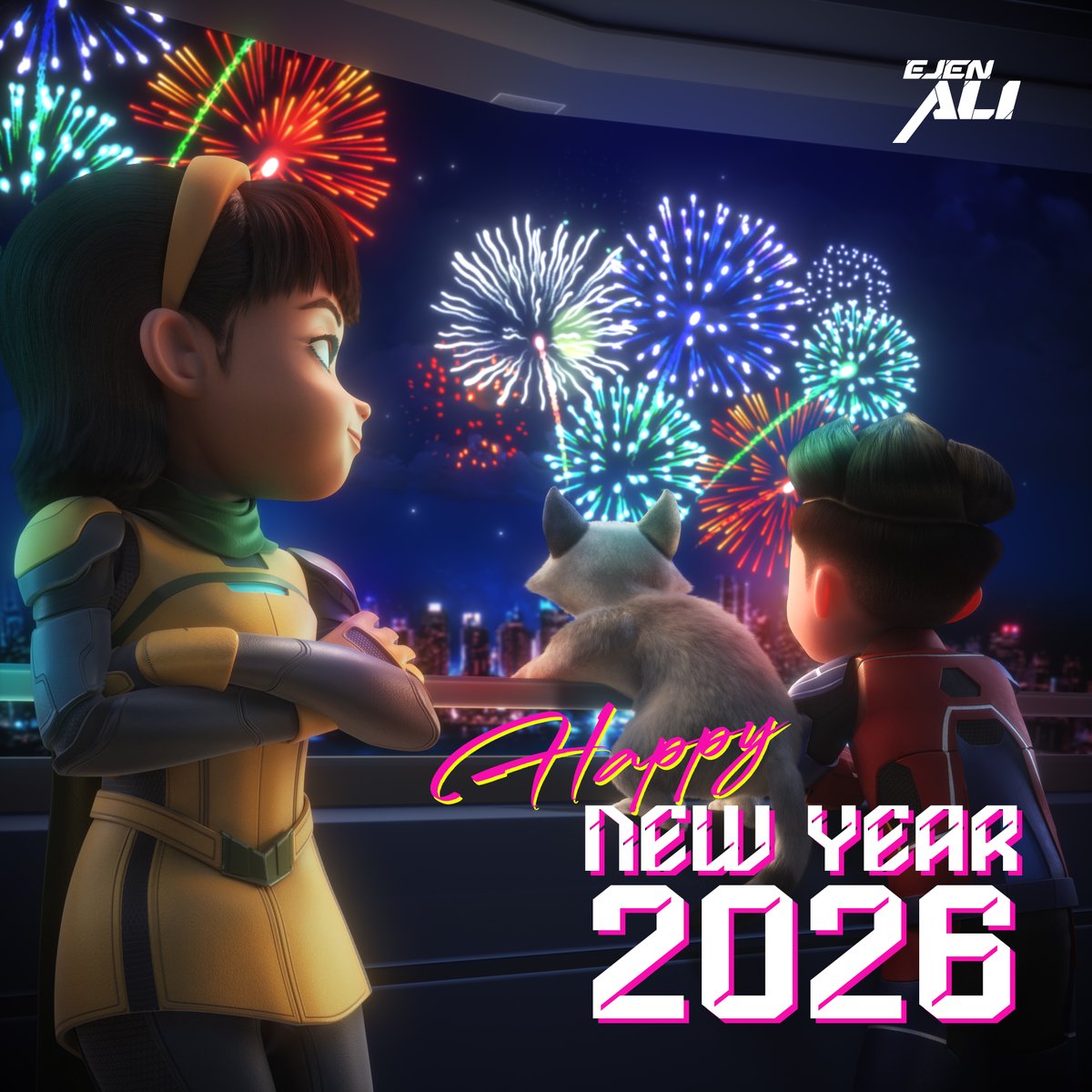 ✨Happy New Year Ejens❗🎉🎇
#ejenali #2026 #newyear