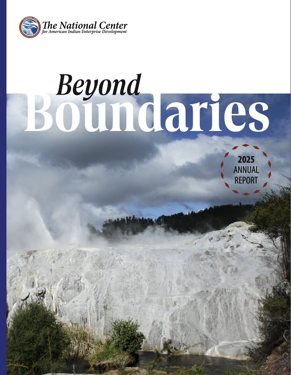 ncaied's tweet image. 📊 The National Center 2025 Annual Report is here!

Celebrate our 2025 milestones and impact of Native businesses across Indian Country.

📖 Read it here: ncaied.org/file_download/…

#AnnualReport #NativeBusiness #TribalEconomies #IndianCountry