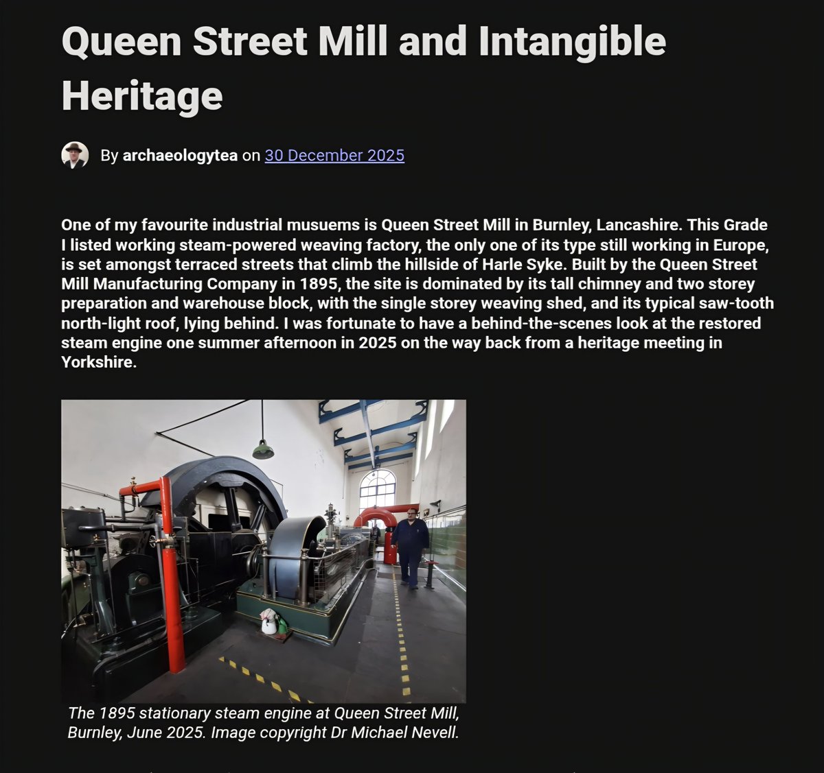 Dr Mike Nevell tweet media