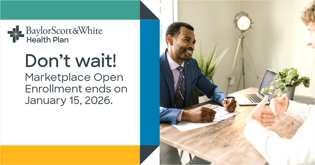 bswhealthplan's tweet image. If you need Marketplace coverage for next year, be sure to enroll by January 15. You may need to update your financial information to take advantage of any subsidies you qualify for. Don't wait until it's too late to get the best price possible for your healthcare next year!