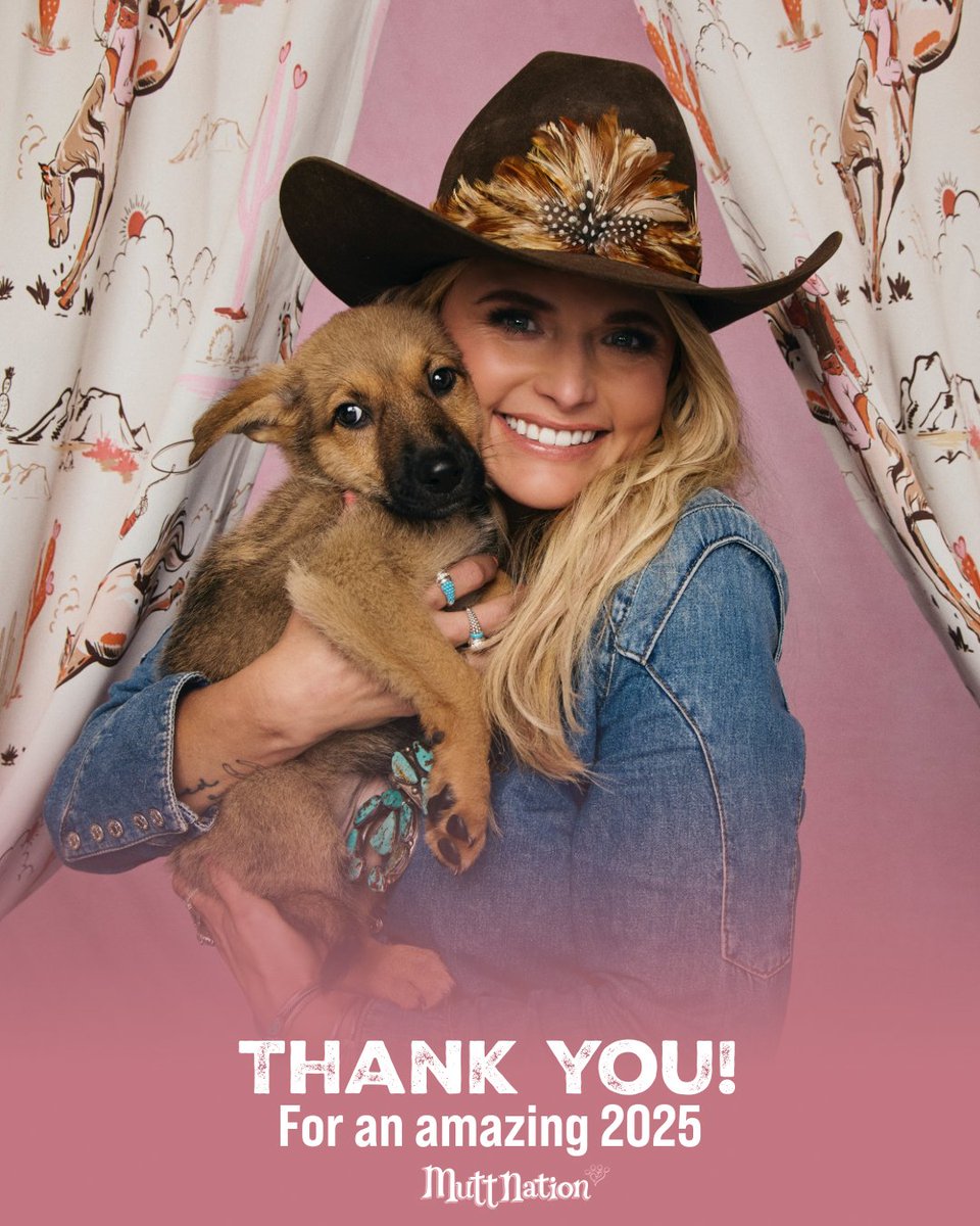 Miranda Lambert's MuttNation tweet media