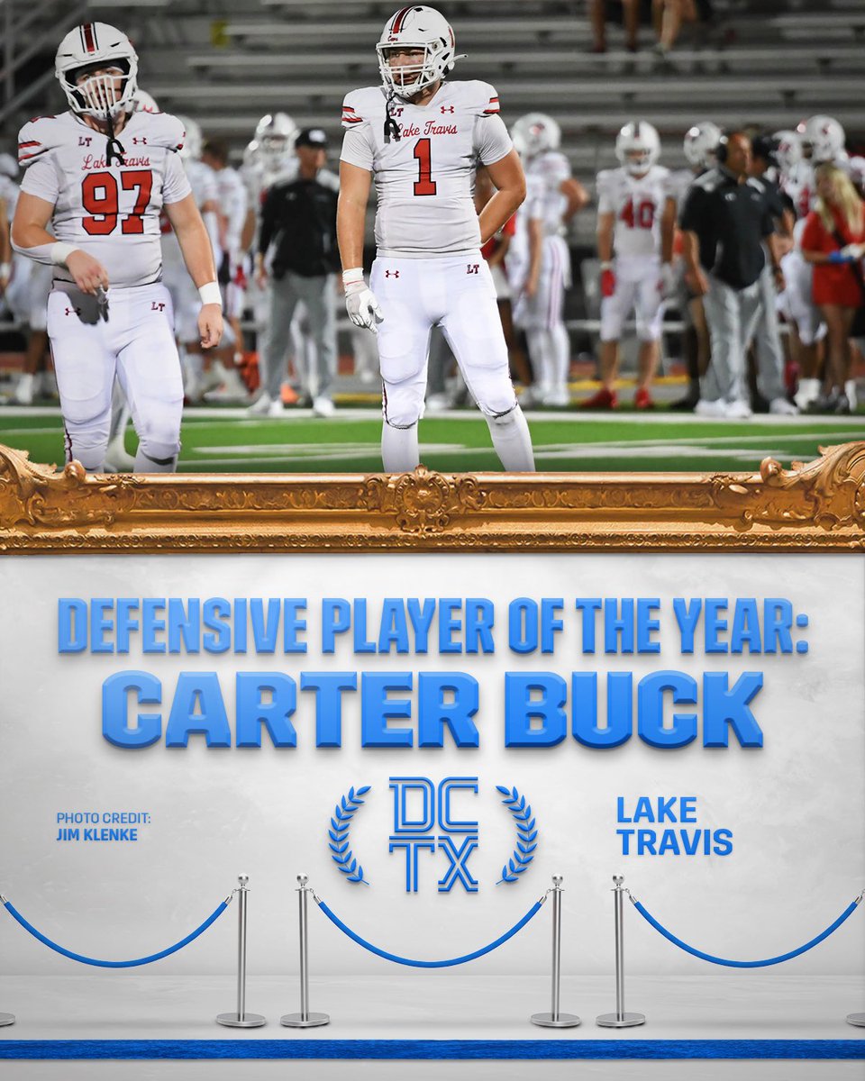 Introducing the first-ever Davies Awards! 🏆

The 2025 Davies Awards highlight the best of the #TXHSFB season, including Team of the Year, Coach of the Year and more.

Complete list, including Play of the Year, Breakout Star, Best Offense and Best Defense: texasfootball.com/2025-davies