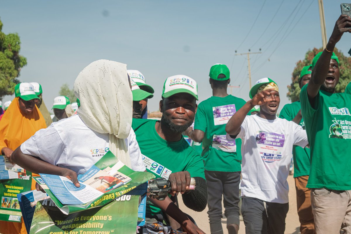 AlimatCare's tweet photo. We matched like soliders because, ofcourse, we are protectors of our land, our water, and our yield. https://t.co/v73iNgvRsO