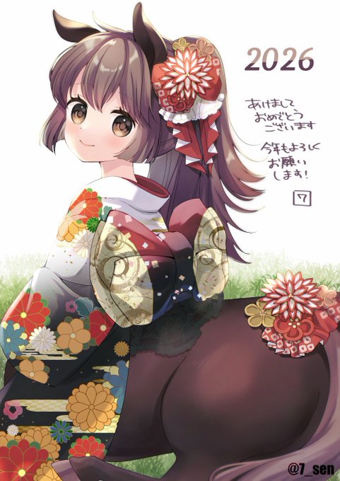 改めまして、あけましておめでとうございます、今年もお絵描き頑張りたいです 