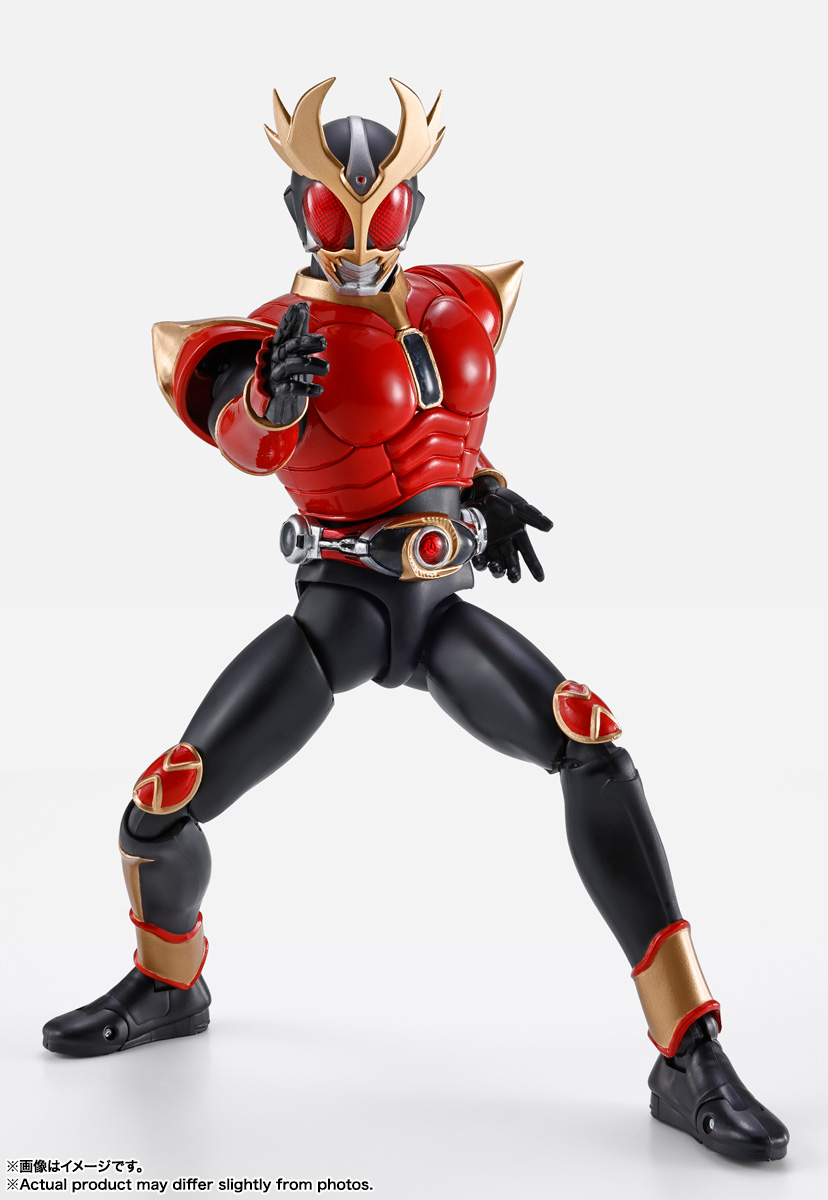 仮面ライダーアギト25周年。OPのイコン画の赤いアギトが真骨彫製法で