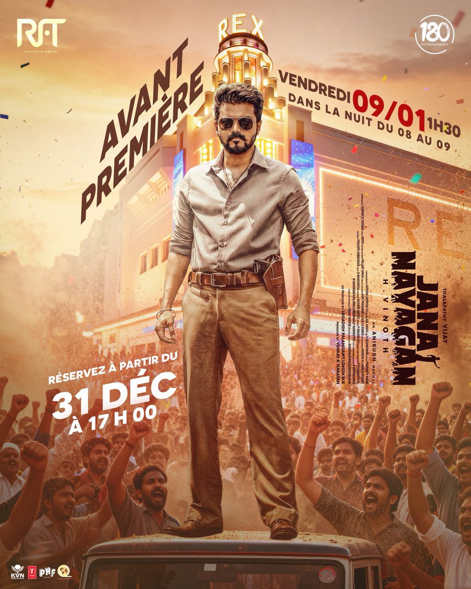 BREAKING: Advance bookings have been opened for Grand Rex, where the  premiere of #JanaNayagan is scheduled for the night of January 8–9, 2026., image size:960x1200