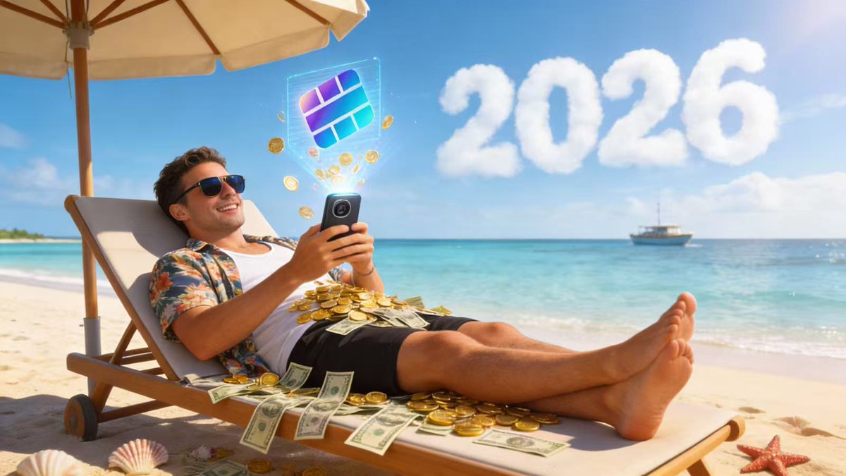 🚀Here’s to 2026: happier, better, and yes… money even while we’re lying down. 🤑💸💰🪙