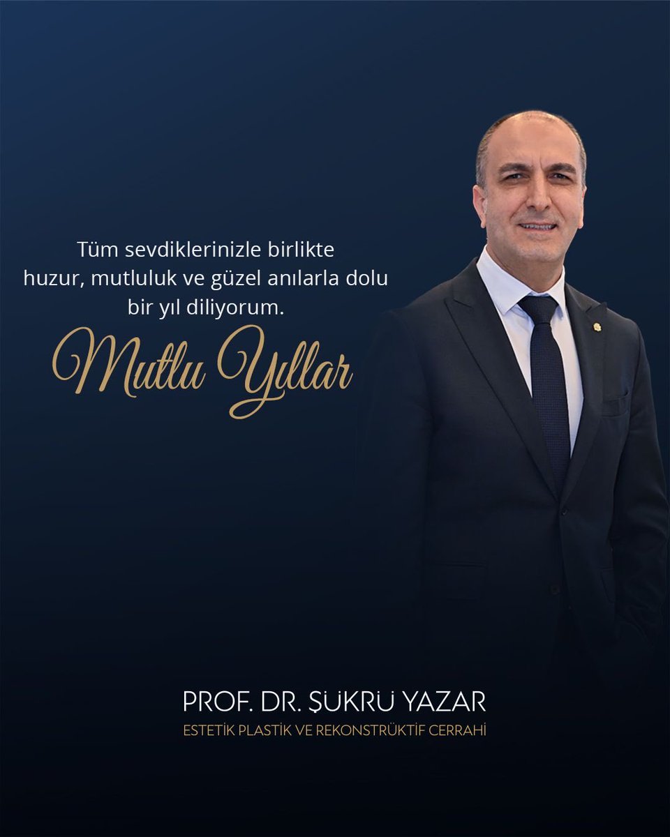 Yeni yılın herkese güzel başlangıçlar getirmesini diliyorum.

#mutluyıllar