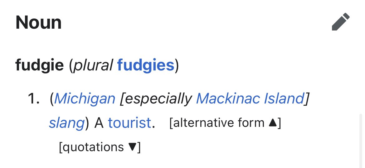 gmoult's tweet image. recently learned the mackinac island anti-tourist slur