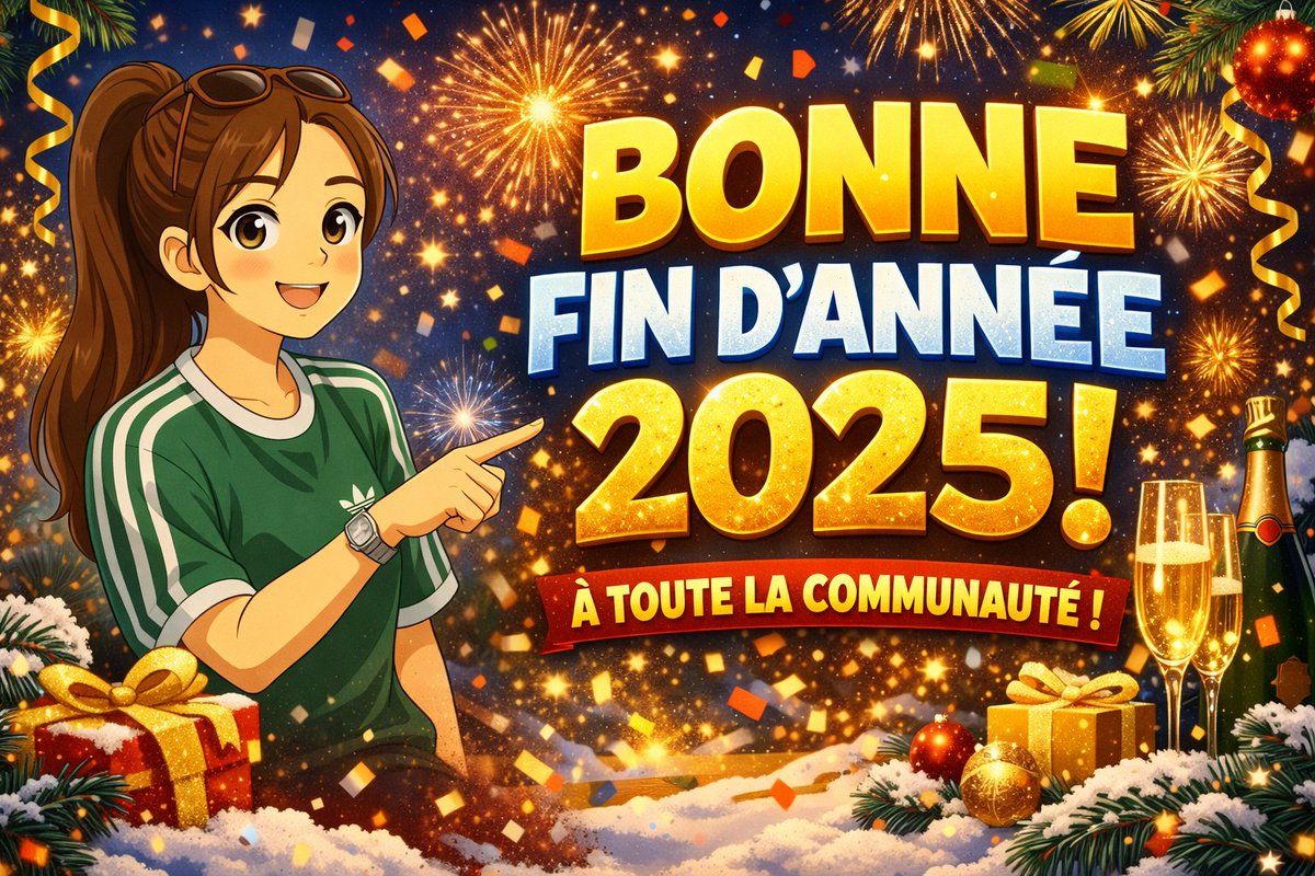 ✨ 2025 : des hauts, des bas, à chaque instant.
Mais surtout de belles rencontres, des partages sincères et des personnes au grand cœur dans cette communauté.
 2026 sera tout aussi belle.
Je vous souhaite une très bonne année et mes meilleurs vœux ❤️✨
❤️🙏✨