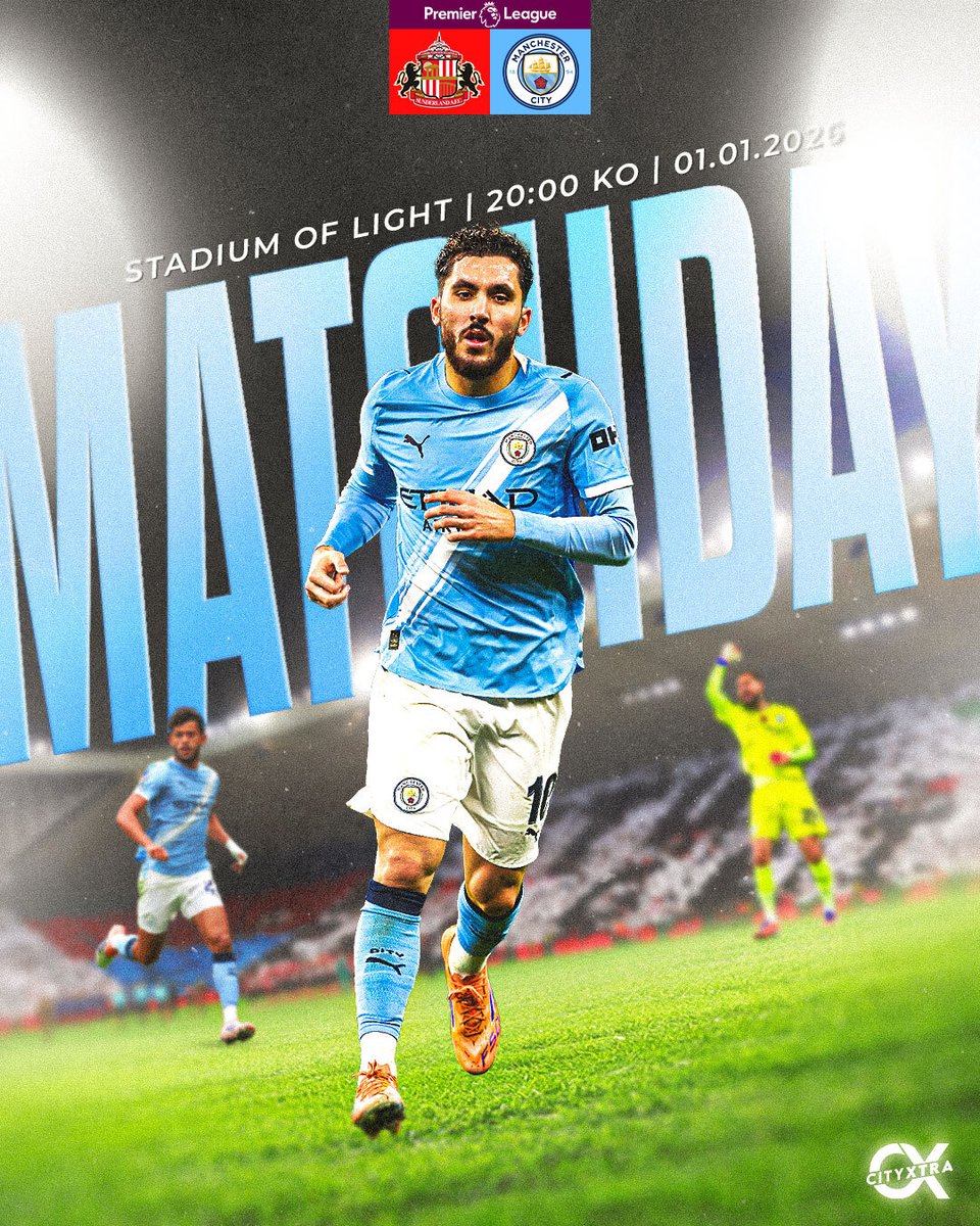City_Xtra's tweet image. 𝗜𝗧'𝗦 𝗠𝗔𝗧𝗖𝗛𝗗𝗔𝗬!!!

🏆 Premier League
🏟 Stadium of Light
🆚 @SunderlandAFC 
⏰ 20:00 (UK)
📺 Sky Sports
