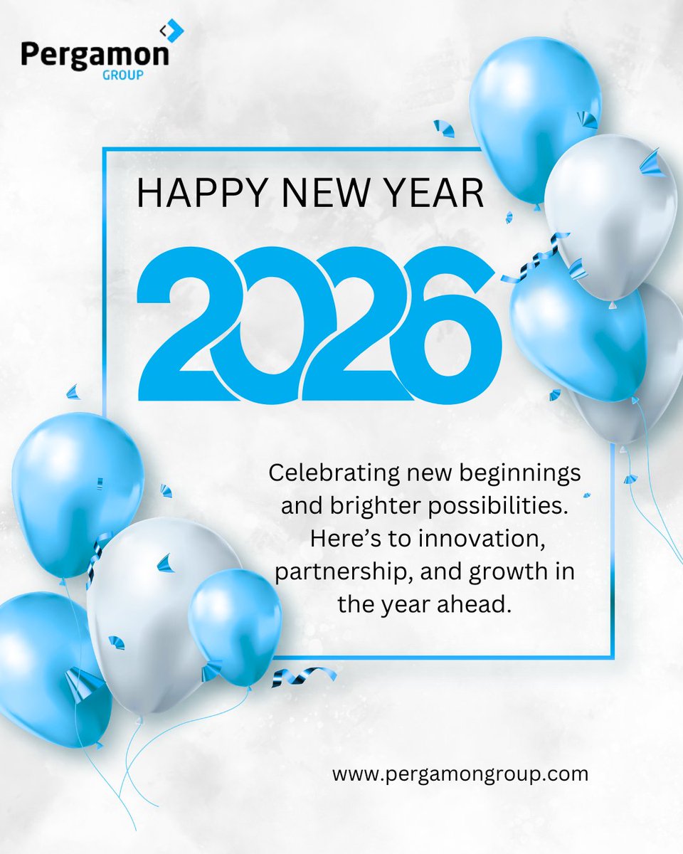 PERGAMONGROUP's tweet photo. As we step into the New Year, we look forward to continued collaboration and growth. Happy New Year from Pergamon Group.
#happynewyear https://t.co/BqmL8w8QIm