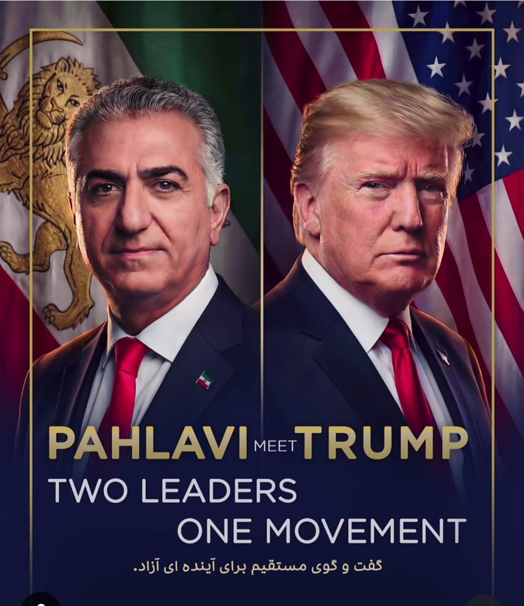 Mariairanim's tweet image. Hear the voice of the Iranian people. Negotiating with Crown Prince Reza Pahlavi can help create a peaceful world and a stable Middle East.
@realDonaldTrump 
@PahlaviReza