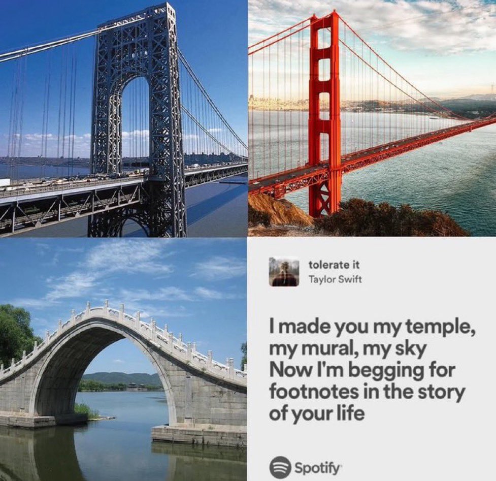 giftedswifted's tweet image. Best bridges ever made