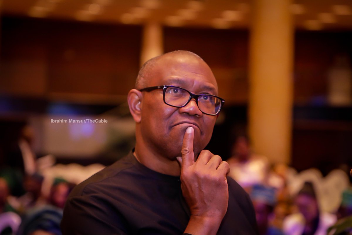 aonanuga1956's tweet image. I watched as Peter Obi, the former Labour Party presidential candidate, formally joined the ADC after abandoning the party he had used to pursue his ill-fated presidential ambition.

About three years after the 2023 election, Obi, the wandering politician — who moved from APGA to…