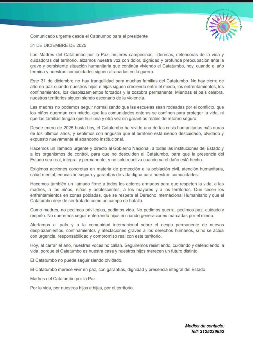 Mensaje al Pte. <a href="/petrogustavo/">Gustavo Petro</a>