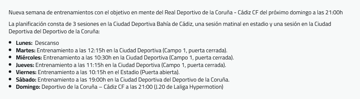 El <a href="/Cadiz_CF/">Cádiz Club de Fútbol</a> ha programado entrenamiento en el NUEVO MIRANDILLA el 2 de enero. Allí estaremos.   No sabemos por qué no lo dicen, pero sí: es en nuestro estadio, que nadie se líe.   ¡Qué trabajito les cuesta decirlo! ⚽💛
