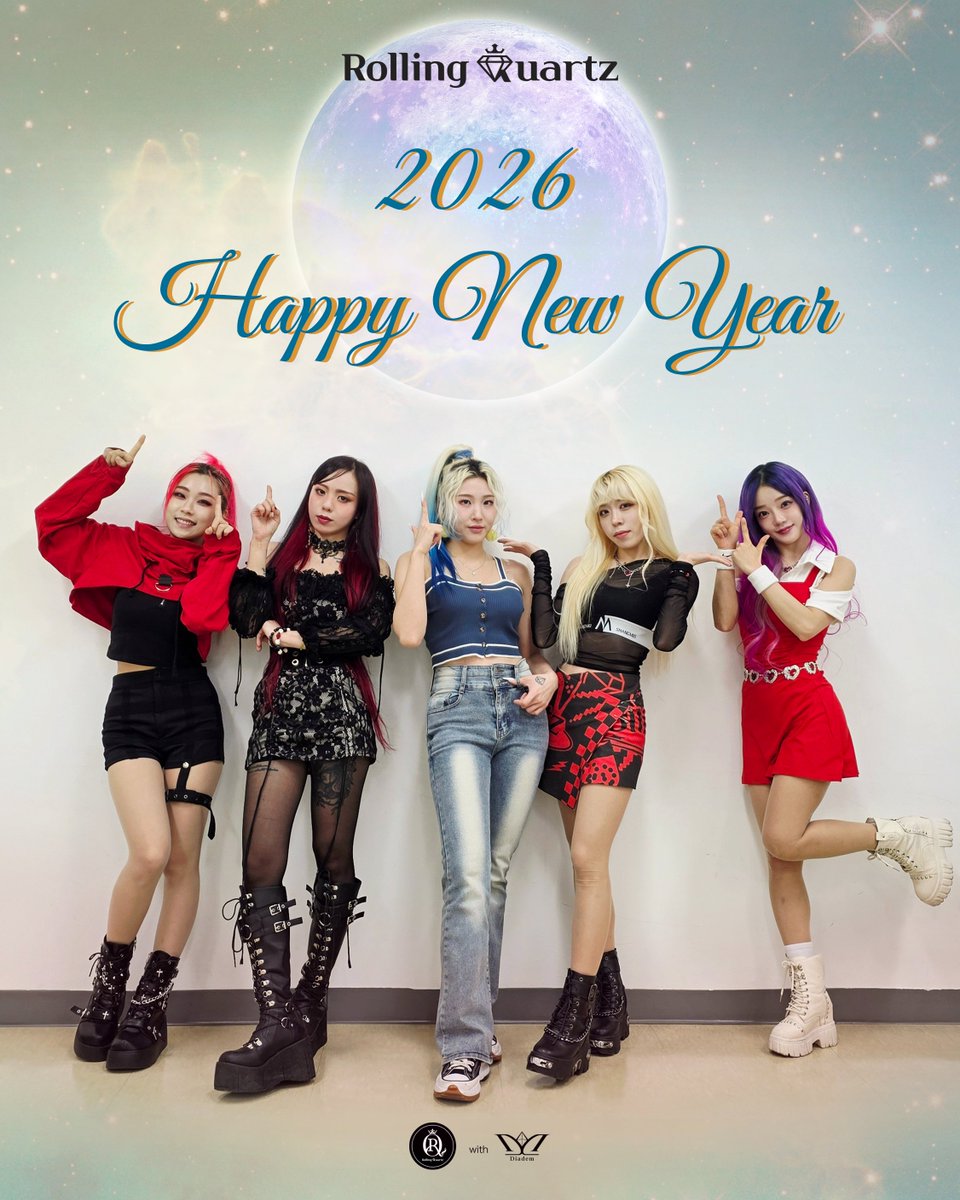 새해 복 많이 받으세요 ^^ Happy New Year 💎❤👑 

#롤링쿼츠 #RollingQuartz 
#다이아뎀 #Diadem #2026