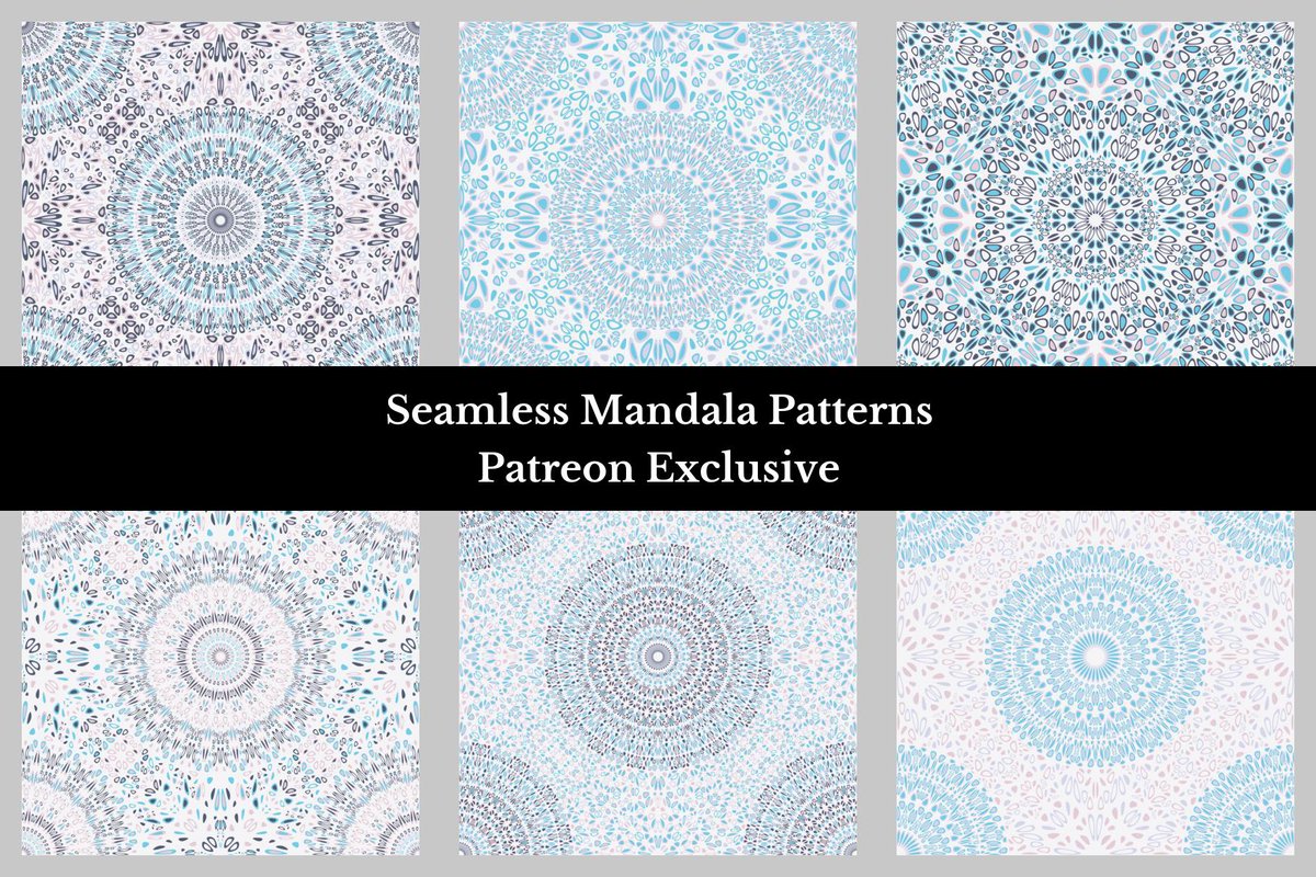 DavidZydd's tweet image. Seamless Mandala Patterns - available on Patreon: patreon.com/cw/MandalaMagi… #mandaladesign #patterncollection #printablepattern #wallcoveringdesign #MandalaMagicMarket