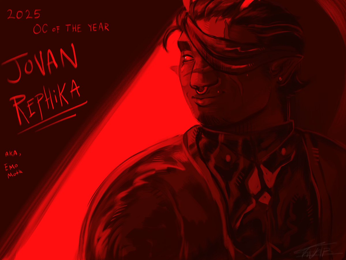 CaptionKitkatt's tweet image. Happy new year! 

I usually like to do this tradition where I post oc of the year, it’s basically just an oc I’m attached too by the end of the year, this year it’s my emo moth Jovan Rephika!
