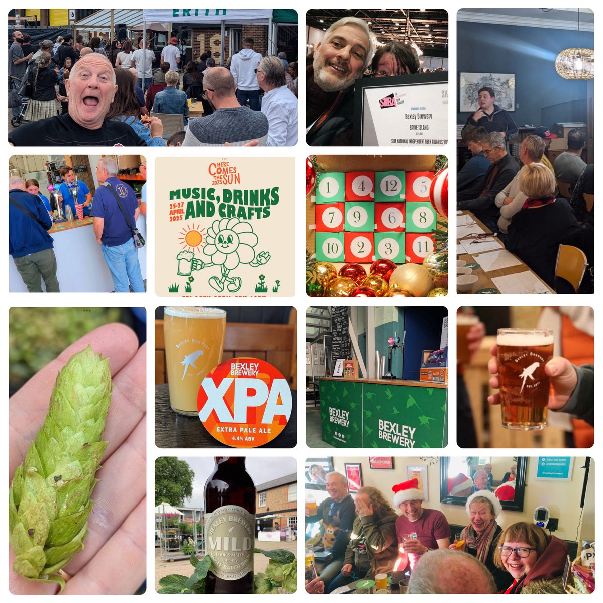 BexleyBrewery's tweet photo. What a year it’s been, from national awards, to new beers and celebrating 11 years of brewing! 
Thanks for being with us along our journey and for all of your beer buying in 2025 - see you all in 2026! 
Cliff, Jane, Cameron and Becky 🎉🍻 https://t.co/Rx60kFDa6K