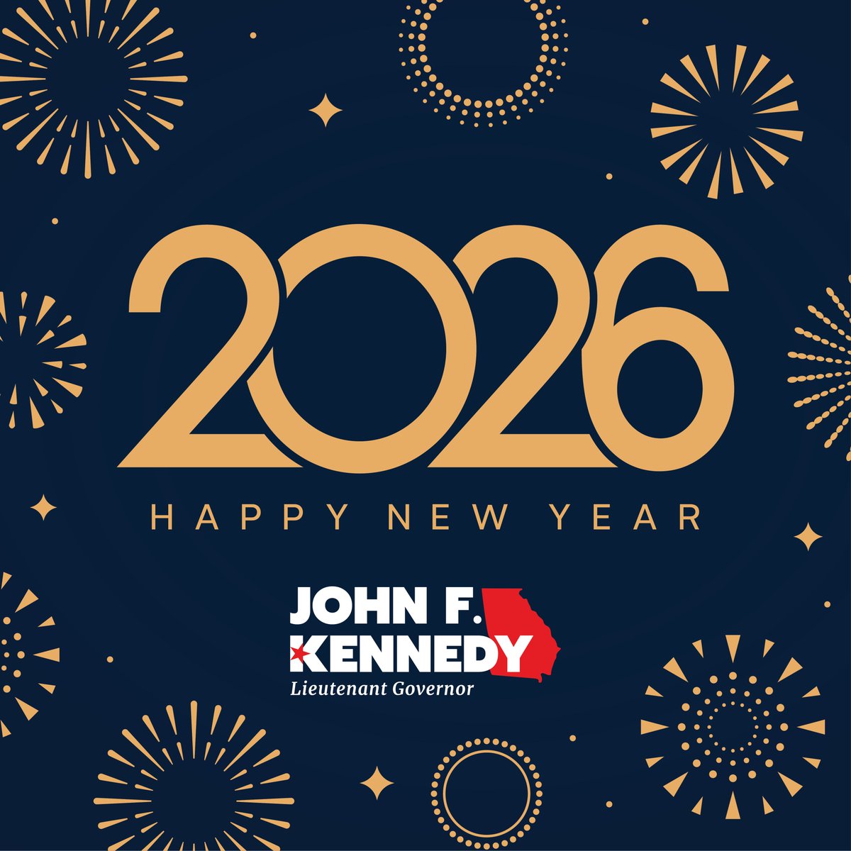 johnfkennedyga's tweet image. Susan and I want to wish everyone a Happy New Year! We were blessed to spend Christmas with family and to celebrate the birth and promise of our Savior. This year will be a challenging but important year for the future of our state and all hardworking Georgians. We look forward…