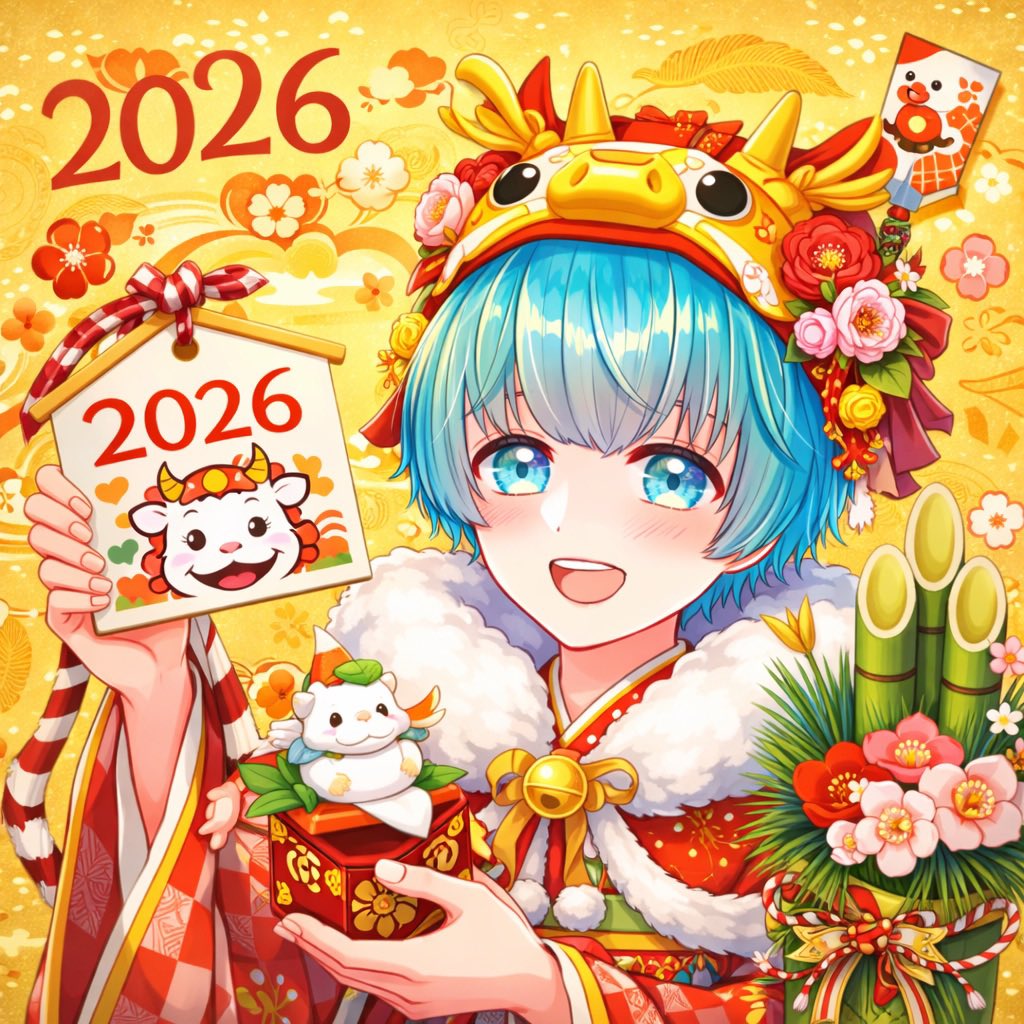 明けましておめでとうございます！ 2026年もよろしくお願いします🐮