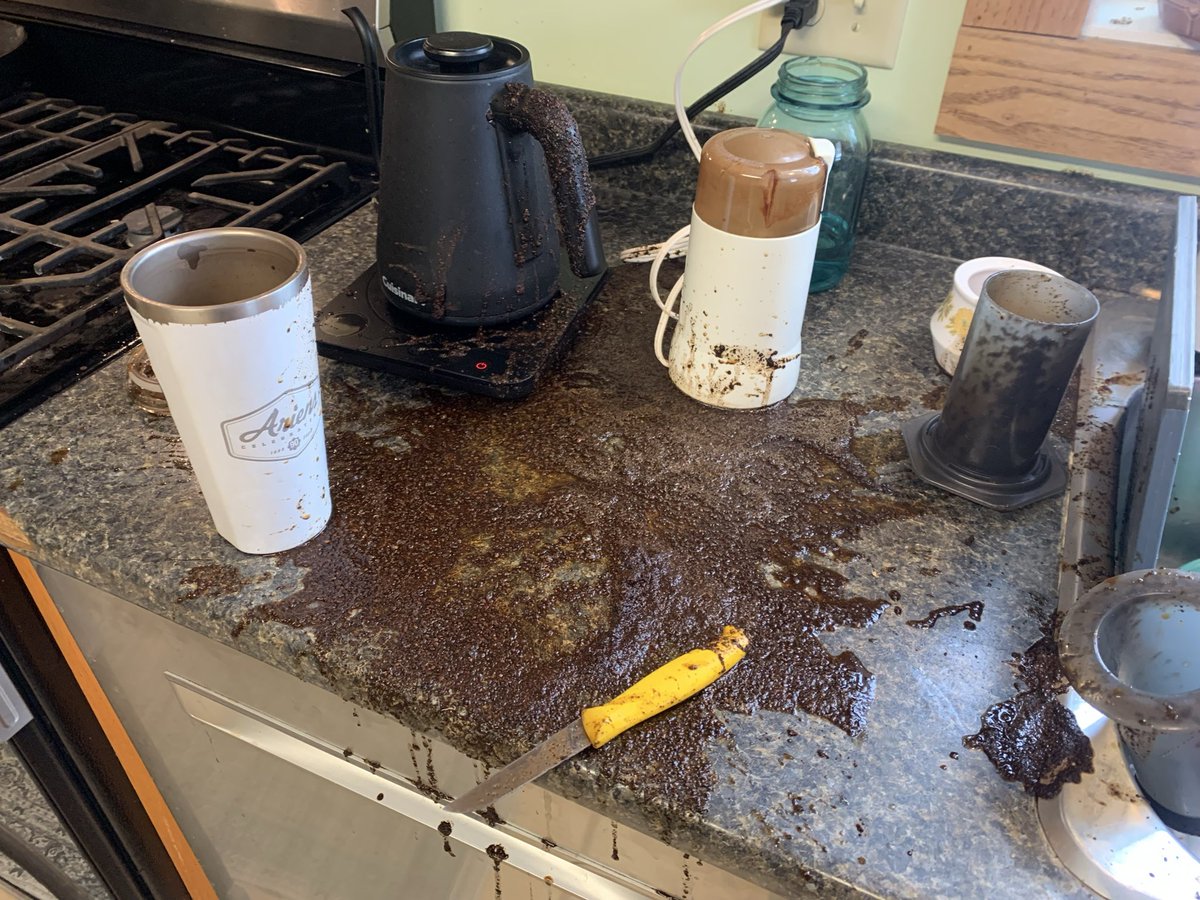 I’m a big fan of the Aeropress, but the thing about an Aeropress is that when things go wrong, they go very, very wrong.