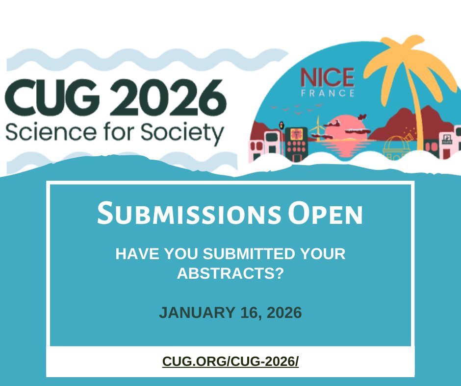 Cray User Group tweet media