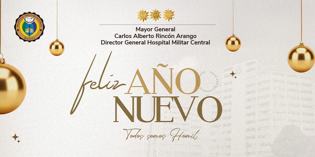 ✨✨Desde el @homilcol les deseamos un próspero año #2026. Que el nuevo año que inicia sea una oportunidad para crecer, sonreír y conquistar nuevos sueños.

Seguiremos brindando la mejor atención a nuestros pacientes y sus familias 💛

#Feliz2026 🎉
#HOMILmasCercaDeUstedes