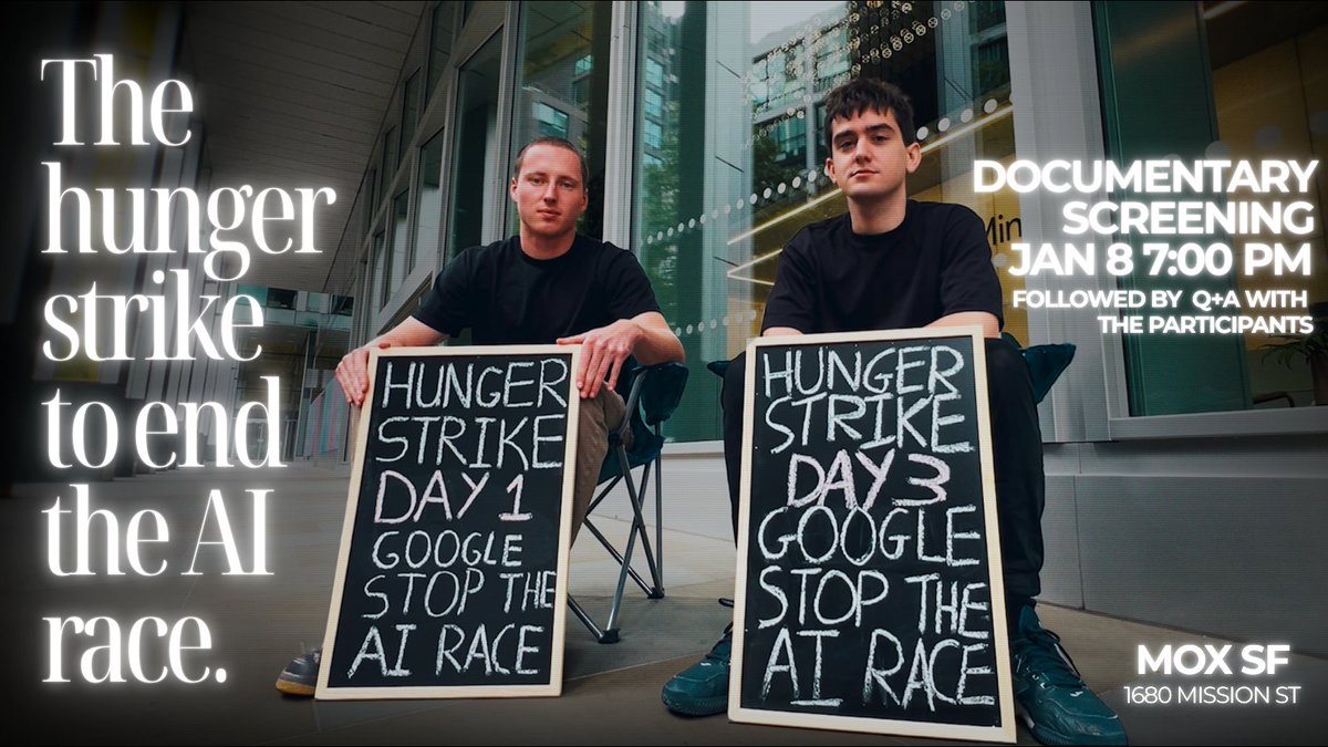 I'm gonna be screening my hunger strike documentary for the first time next Thursday (Jan 8 @ 7pm) at Mox SF, come watch!

Includes ~25 minutes of screening followed by a Q&amp;A with me and Guido Reichstadter