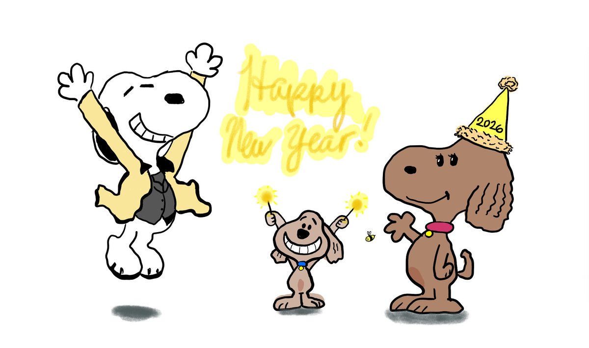 hanbee_8's tweet image. Happy New Year! 🥳
Quick Snoopy x Mica