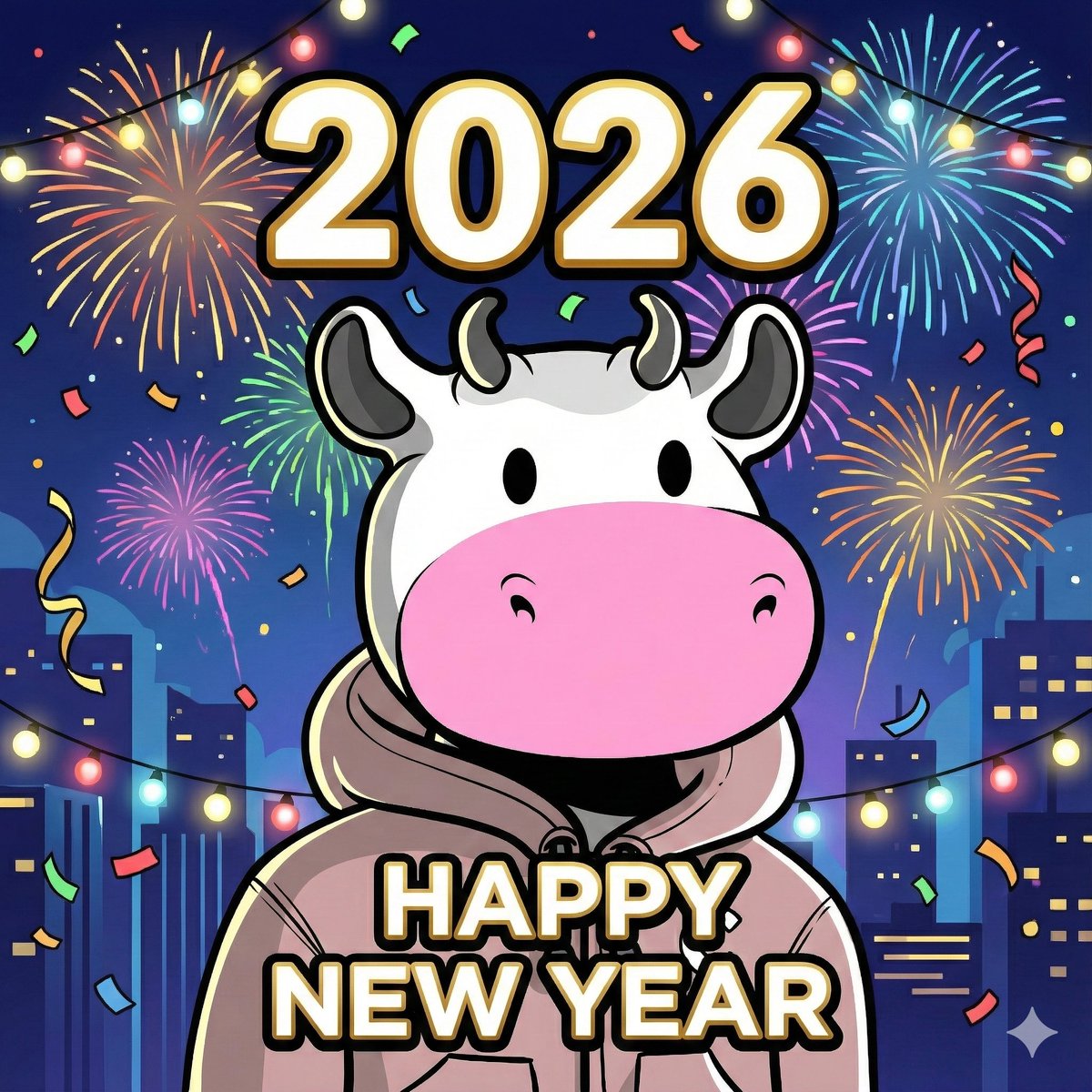 MoozNft's tweet photo. Our MOOZ family wishes you all an amazing New Year. https://t.co/vj09bEAdQT