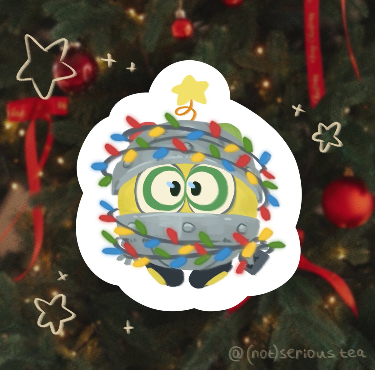 NotSeriousTea's tweet image. 🎄 С новым годом! 🎄

#art #смешарики #kikoriki