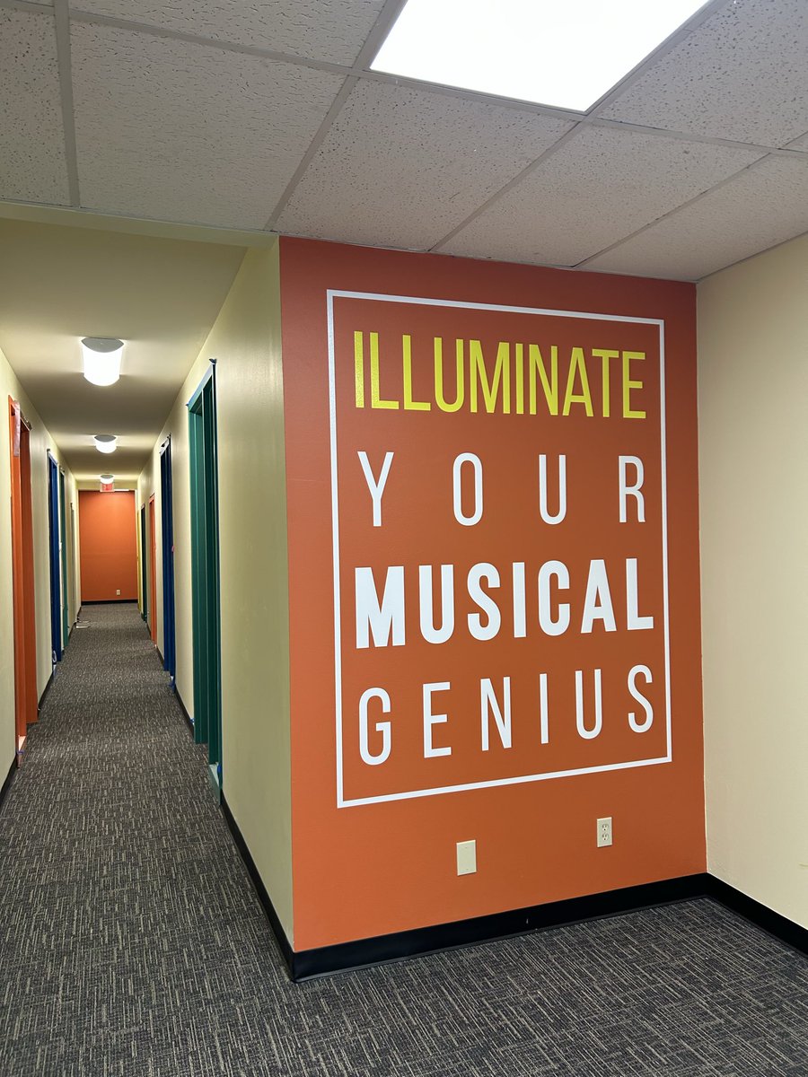 Putting the finishing touches on Brighter Minds Music’s new location in Hopkins, Minnesota, before our big grand opening event on January 10!