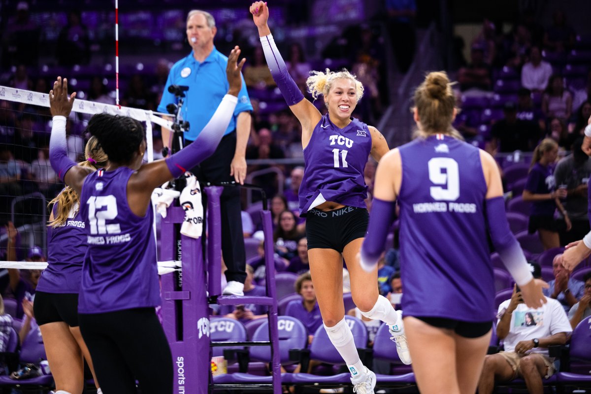 TCUvolleyball's tweet photo. 2025, you were good to us 🫶

#GoFrogs https://t.co/5ddfM8WDLC