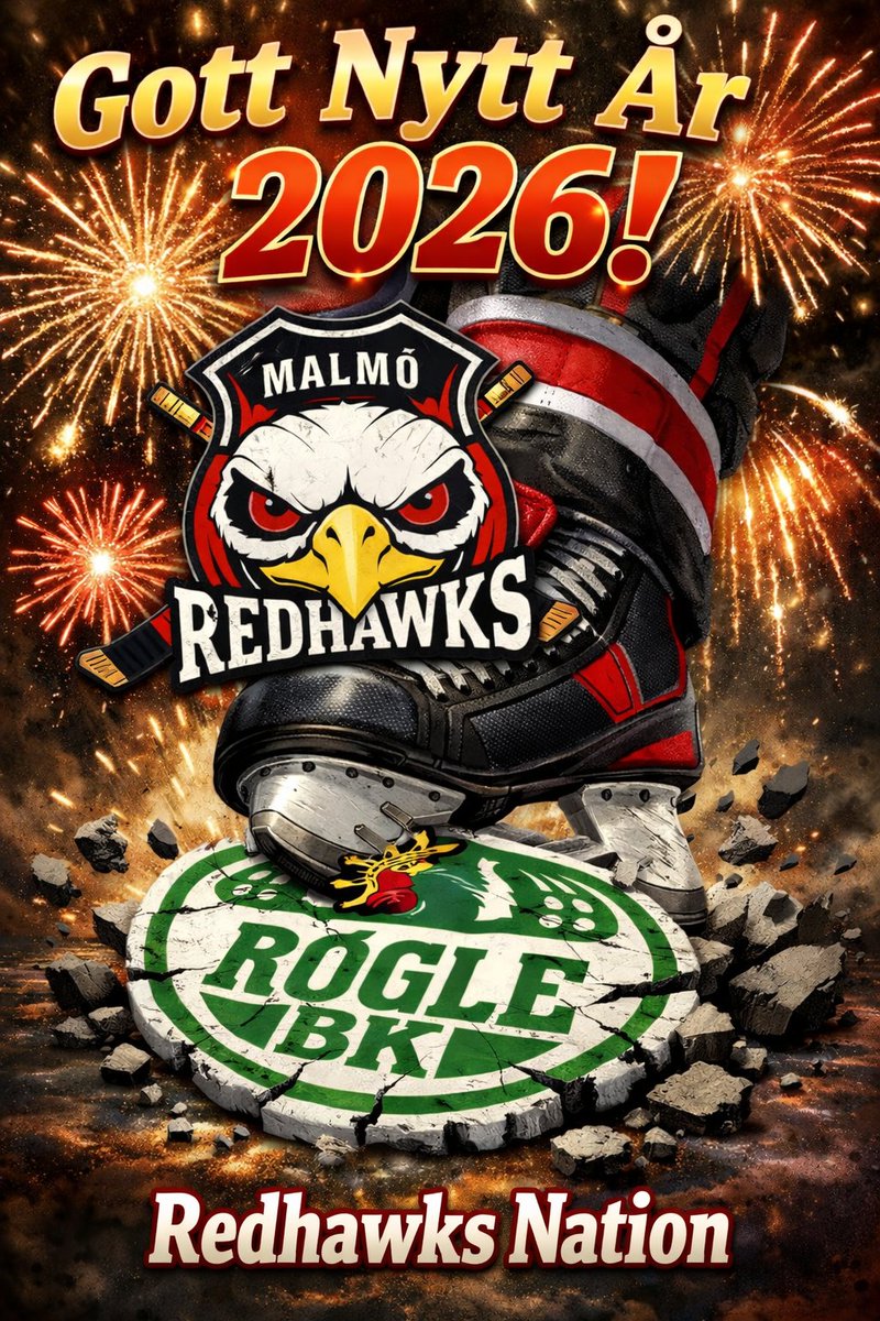 MalmoSupport's tweet image. Gott Nytt år 2026!