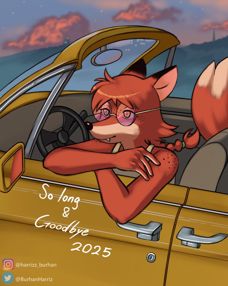 BurhanHarriz's tweet photo. My last drawing for 2025!
Happy new year everyone and see you next year โ๏ธ
Oc by @F0XnR0LL
#sketch #illustration #digitalart #furryart #noai #fpvOC https://t.co/zHKndQbuUd