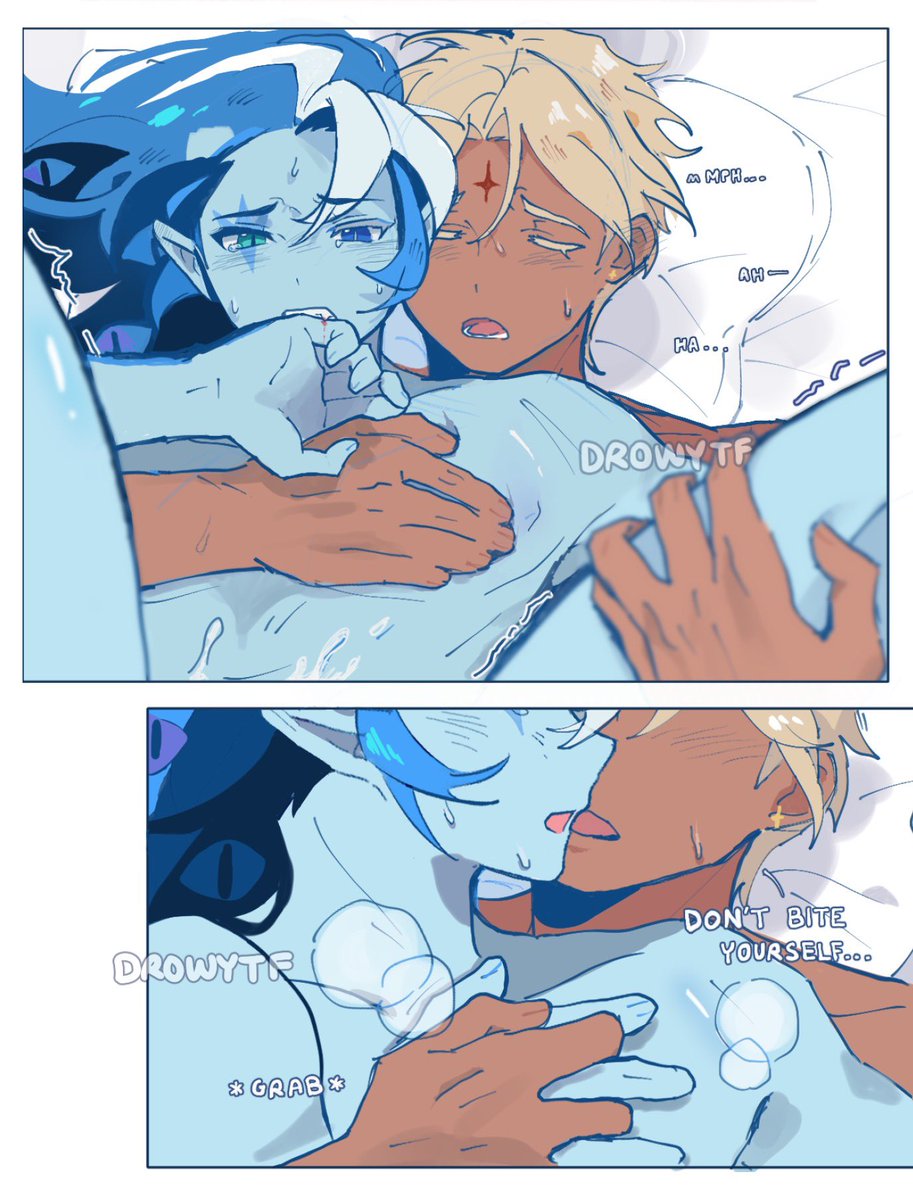 drowytf's tweet image. | ⚠️Suggestive | Sorta continuation of my abo au 🤔 #pureshadow #Shadowvanilla #cookierunkingdom #PureVanilla