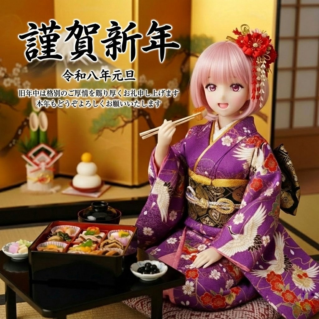 Pc98212's tweet photo. 新年、あけましておめでとうございます🎍
今年も宜しくお願いします🩷 https://t.co/TT38fVq0Pk
