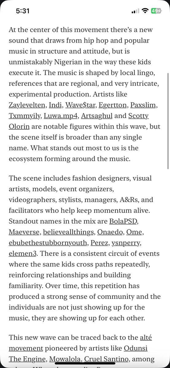 meatcumputer's tweet image. the nigerian underground scene by whakandmo cc @wavestarlife @paxslim @freeandflyguy @0naed0 @BolaTwy @mae_vrse_ @ysnperry @scottyolorin @Txmmyily @omexoxoo @heavenlyBAT_ @zaylevelten @Egertton_ @luwa_mp4 @PEREZSAINTBILL @indiiiluv @ARTSALGHUL 

READ HERE: open.substack.com/pub/whakandmo/…