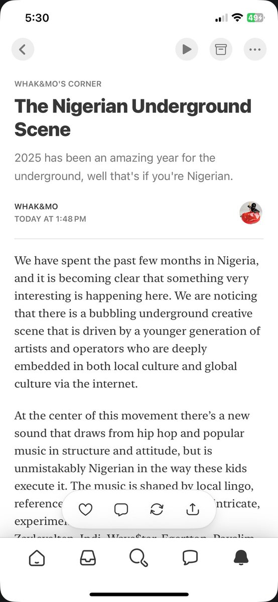 meatcumputer's tweet image. the nigerian underground scene by whakandmo cc @wavestarlife @paxslim @freeandflyguy @0naed0 @BolaTwy @mae_vrse_ @ysnperry @scottyolorin @Txmmyily @omexoxoo @heavenlyBAT_ @zaylevelten @Egertton_ @luwa_mp4 @PEREZSAINTBILL @indiiiluv @ARTSALGHUL 

READ HERE: open.substack.com/pub/whakandmo/…