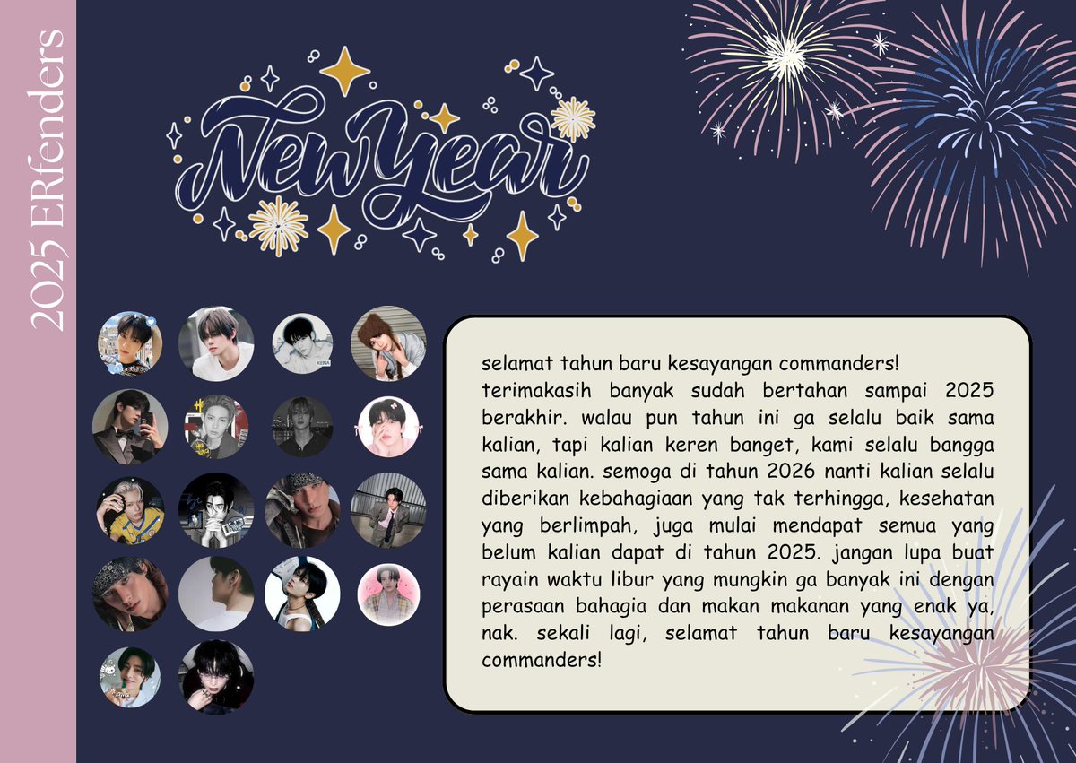 JaxterDominic's tweet image. happy new year, kesayangan commanders!