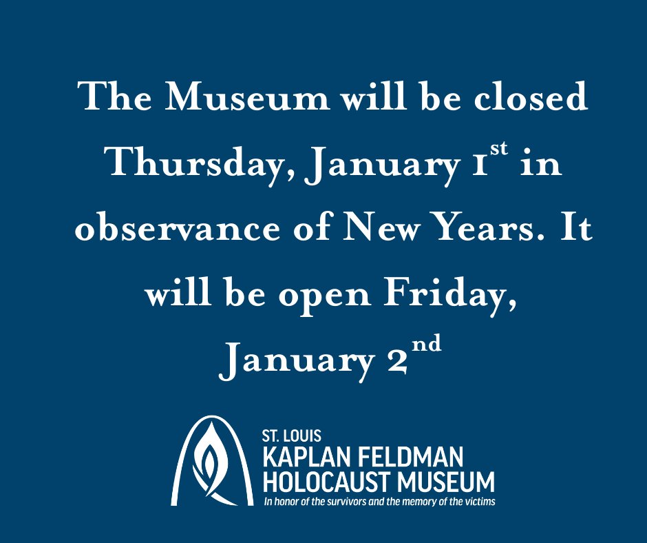 St. Louis Kaplan Feldman Holocaust Museum tweet media