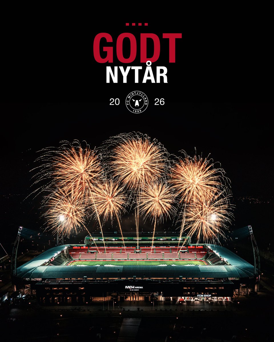 Godt Nytår fra alle i FC Midtjylland 🎆