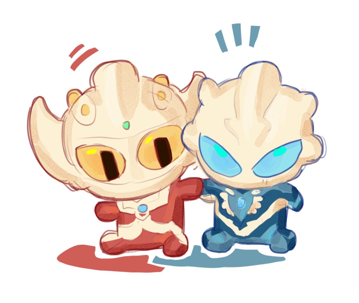 happy new year ! (⸝⸝> ᴗ•⸝⸝)

#ウルトラマンタロウ 
#ウルトラマントレギア 
#ULTRAMAN